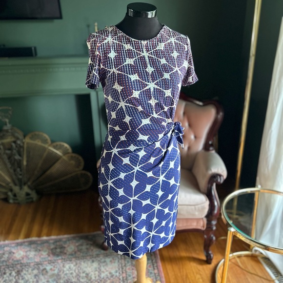 Diane Von Furstenburg Silk Wrap-Style Dress - Picture 12 of 12